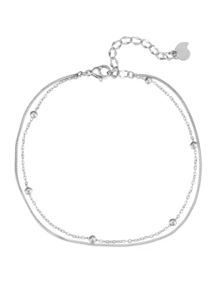 Obrázek produktu Hey Happiness Šperky na nohu 'Sea Beads' stříbrná