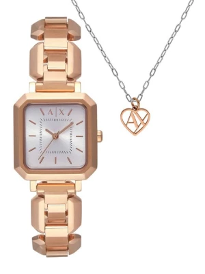 Obrázek produktu Hodinky Armani Exchange růžově zlatá barva