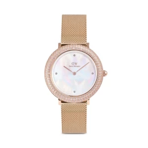 Obrázek produktu Hodinky Daniel Wellington Crystalline Bezel 3 DW00100823 Růžové zlato