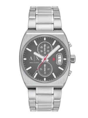 Obrázek produktu Hodinky se stopkami Armani Exchange stříbrná barva