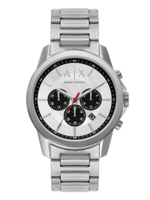 Obrázek produktu Hodinky se stopkami Armani Exchange stříbrná barva