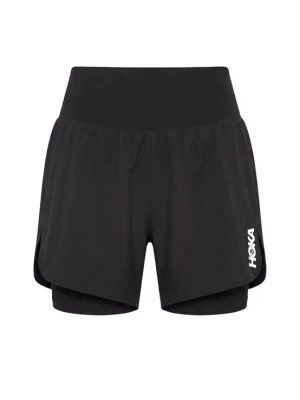 Obrázek produktu HOKA Sportovní kalhoty 'Glide' černá / bílá
