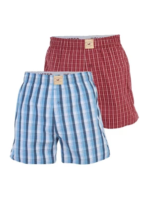 Obrázek produktu HOLLISTER Boxerky opálová / světlemodrá / červená / bílá