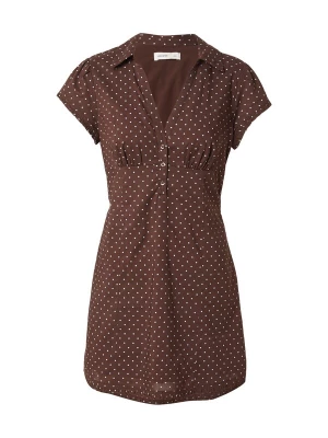 Obrázek produktu HOLLISTER Košilové šaty čokoládová / bílá