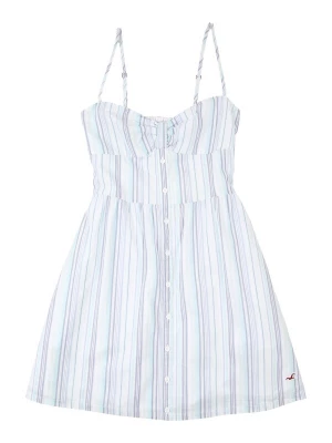 Obrázek produktu HOLLISTER Letní šaty světlemodrá / tmavě modrá / bílá