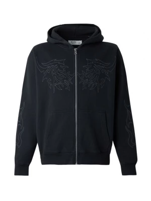 Obrázek produktu HOLLISTER Mikina černá / bílá