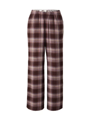 Obrázek produktu HOLLISTER Pyžamové kalhoty režná / modrá / hnědá / světle hnědá