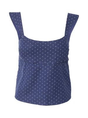 Obrázek produktu HOLLISTER Top námořnická modř / bílá