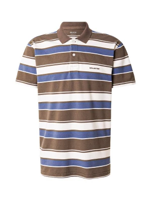 Obrázek produktu HOLLISTER Tričko tmavě modrá / hnědá / bílá