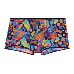 Obrázek produktu HOM Boxerky noční modrá / aqua modrá / fialová / oranžová