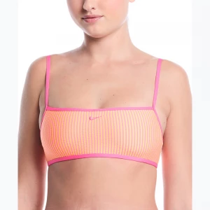Obrázek produktu Horní díl plavek Nike Ripple Texture Bralette Classic Bikini pink glow oranžová
