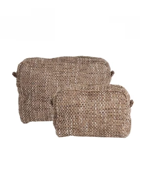 Obrázek produktu House Nordic Sada kosmetických tašek House Nordic Safi 2-pack hnědá