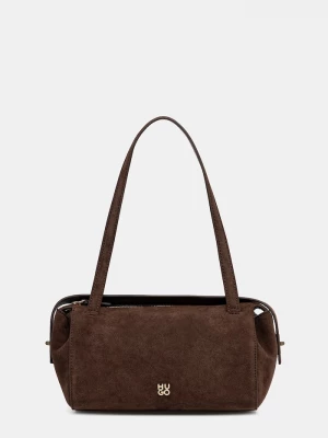 Obrázek produktu HUGO baguette kabelka dámská z imitace semiše Meelo S_Duffle SM hnědá