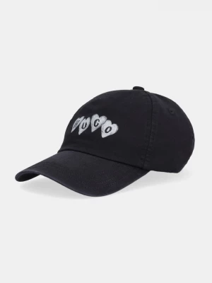 Obrázek produktu HUGO Bavlněná baseballová čepice Cara-Valentine černá
