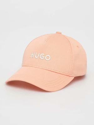 Obrázek produktu HUGO Bavlněná baseballová čepice HUGO oranžová