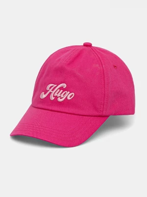 Obrázek produktu HUGO Bavlněná baseballová čepice HUGO růžová