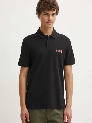 Obrázek produktu HUGO Bavlněné polo tričko černá