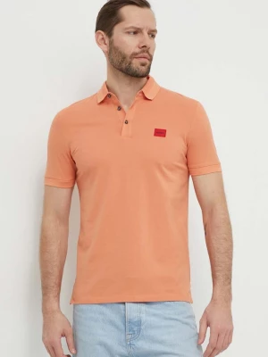Obrázek produktu HUGO Bavlněné polo tričko HUGO oranžová