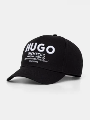 Obrázek produktu HUGO Blue kšiltovka pánská bavlněná Merk-Cap černá