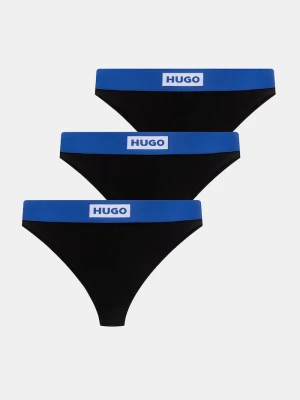 Obrázek produktu HUGO Blue Tanga Hugo Blue TRIPLET BLUE THONG 3-pack černá