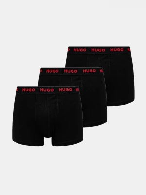 Obrázek produktu HUGO boxerky pánské bavlněné elastanem TRUNK TRIPLET PACK 3-pack černá