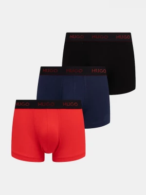 Obrázek produktu HUGO boxerky pánské bavlněné elastanem TRUNK TRIPLET PACK 3-pack červená