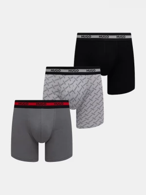 Obrázek produktu HUGO boxerky pánské bavlněné s elastanem BOXER BR PLANET DES 3-pack