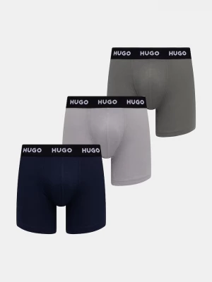 Obrázek produktu HUGO boxerky pánské bavlněné elastanem BOXERBR TRIPLET PACK 3-pack