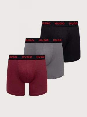 Obrázek produktu HUGO boxerky pánské bavlněné s elastanem BOXERBR TRIPLET PACK 3-pack