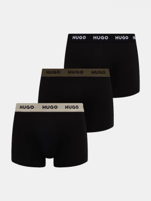 Obrázek produktu HUGO boxerky pánské bavlněné s elastanem TRUNK TRIPLET PACK 3-pack černá