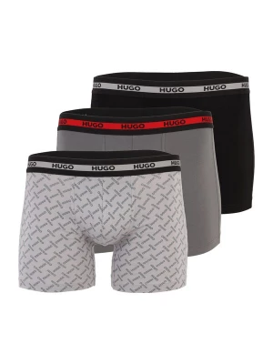Obrázek produktu HUGO Boxerky šedá / tmavě šedá / červená / černá