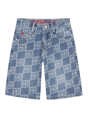 Obrázek produktu HUGO Džínové šortky G00996 S Modrá Loose Fit