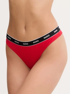 Obrázek produktu HUGO Kalhotky brazilky THONG STRIPE PYP červená