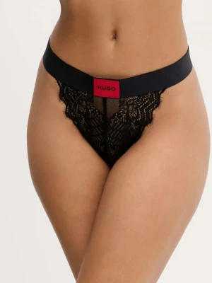 Obrázek produktu HUGO kalhotky dámské krajkové BRIEF RL LACE černá