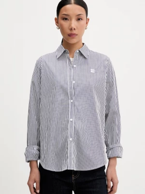 Obrázek produktu HUGO košile dámská s bavlnou The Essential Shirt námořnická modř