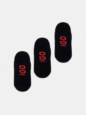 Obrázek produktu HUGO kotníkové ponožky pánské 3-pack černá