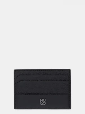 Obrázek produktu HUGO Kožené pouzdro na karty HUGO Quantic_Cardcase černá