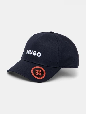 Obrázek produktu HUGO kšiltovka pánská bavlněná Jude námořnická modř