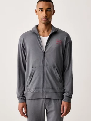 Obrázek produktu HUGO loungwear mikina pánská bavlněná s elastanem Laze Zip Jacket