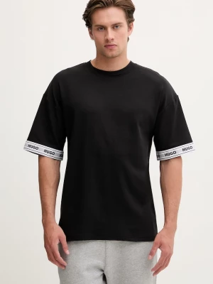 Obrázek produktu HUGO loungwear tričko pánské bavlněné s elastanem TADE T-SHIRT černá