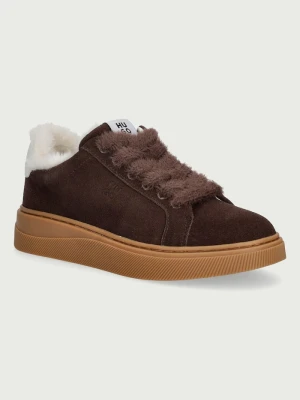 Obrázek produktu HUGO Lyzz sneakers boty dámské semišové hnědá
