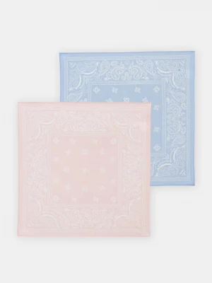 Obrázek produktu HUGO malý šátek dámský bavlněný 2Bandana_pack modrá