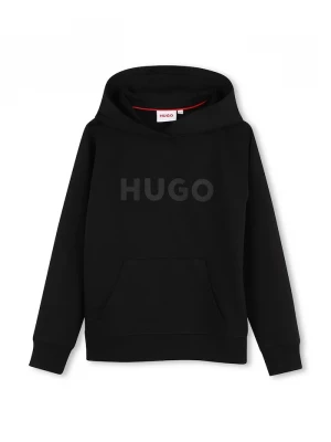 Obrázek produktu HUGO mikina s kapucí dětská s bavlnou černá