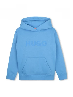 Obrázek produktu HUGO mikina s kapucí dětská s bavlnou modrá