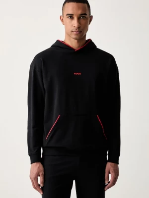 Obrázek produktu HUGO mikina s kapucí pánská s bavlnou NOAH HOODIE černá