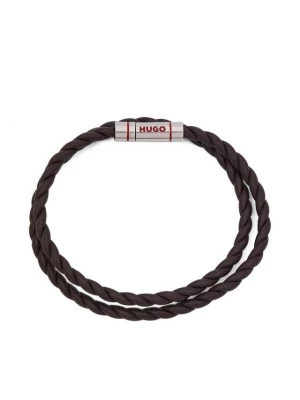 Obrázek produktu HUGO Náramek E-Doublebraid4 50552596 Hnědá