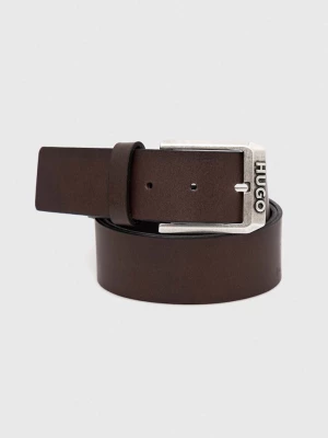 Obrázek produktu HUGO pásek pánský kožený Gelio-C_Sz40 hnědá