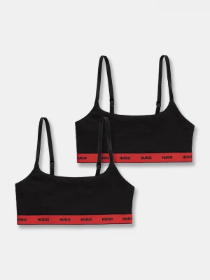 Obrázek produktu HUGO Podprsenka HUGO TWIN BRALETTE STRIPE 2-pack černá