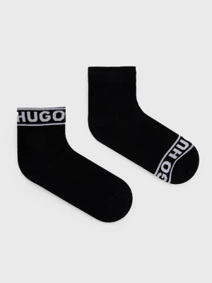 Obrázek produktu HUGO ponožky dámské s bavlnou 2P SH LOGO CC W 2-pack černá