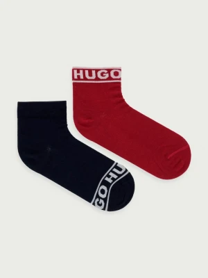 Obrázek produktu HUGO ponožky dámské s bavlnou 2P SH LOGO CC W 2-pack červená